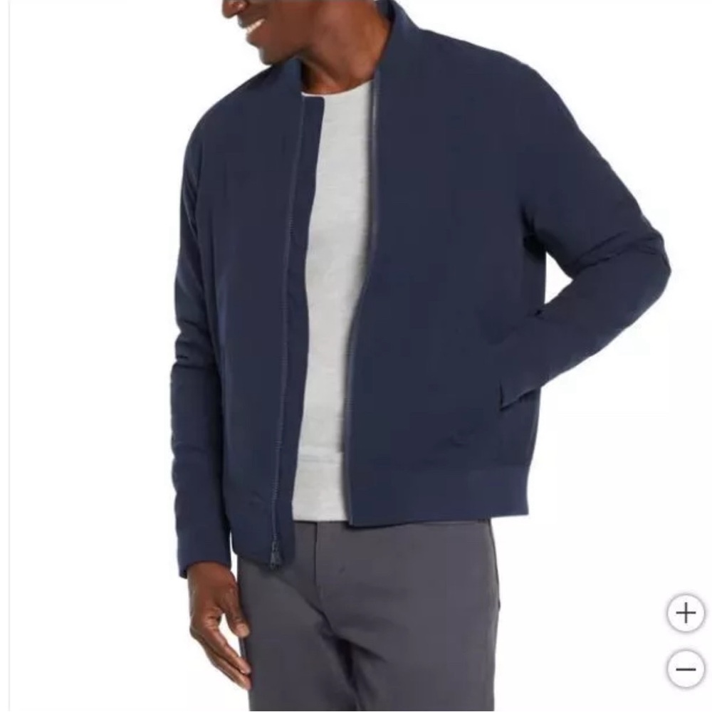 Men’s banana republic bomber jacket blue small